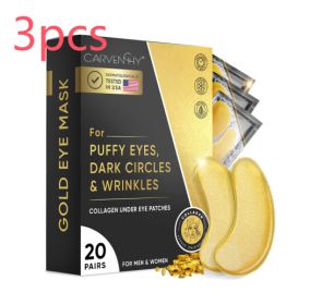 Eye Bag Removal Wrinkle Lifting And Tightening 24K Gold Eye Mask Patch (Option: 3pcs Eye Mask 20PAIRS)