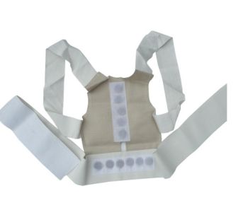 Magnetic Therapy Belt Posture Corrector (Option: 1-Blanco-XXXL)