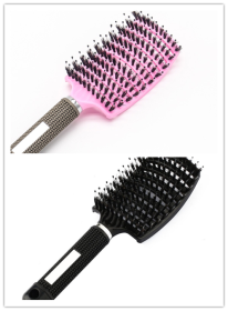 Hairbrush Anti Klit Brushy Haarborstel Women Detangler Hair Brush Bristle Nylon Scalp Massage  Teaser Hair Brush Comb (Option: 17-Brush-Set)