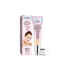 EELHOE Face Repair Cc Cream Natural Concealer Waterproof Non-removal Makeup Hydration Moisturizing Repair Whitening Skin (Option: 2PCS)