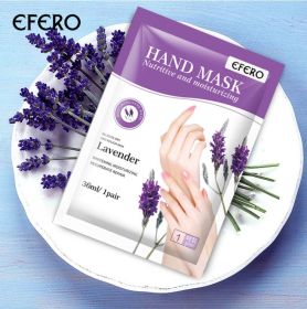 Lavender Hand Mask Gloves Horny Hand Mask Cross-Border (Option: Purple-1PC)